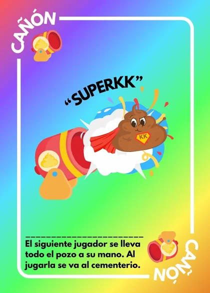 Carta Cañón Superhéroe