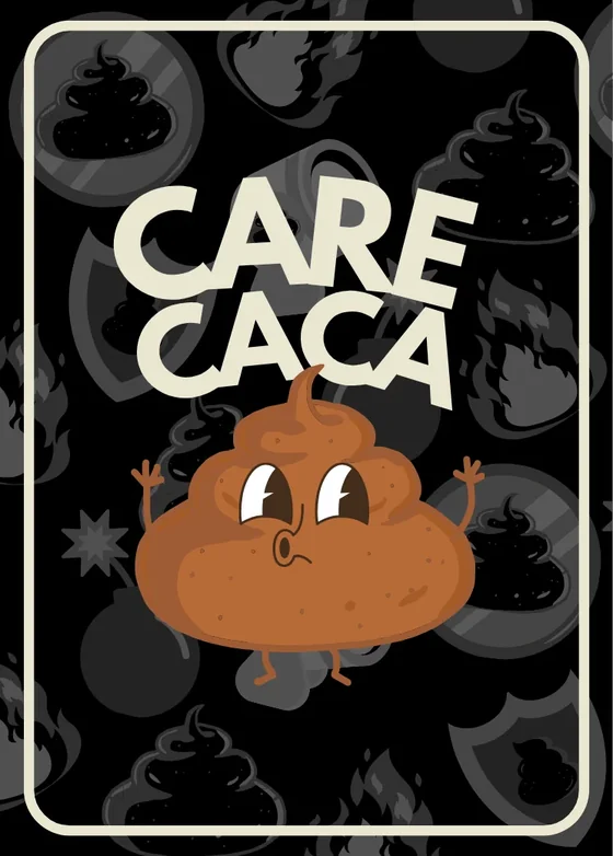 Carta Care Caca — Reverso